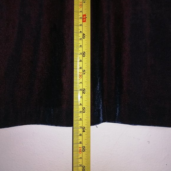 Long color changing velvet evening dress - Picture 8 of 8